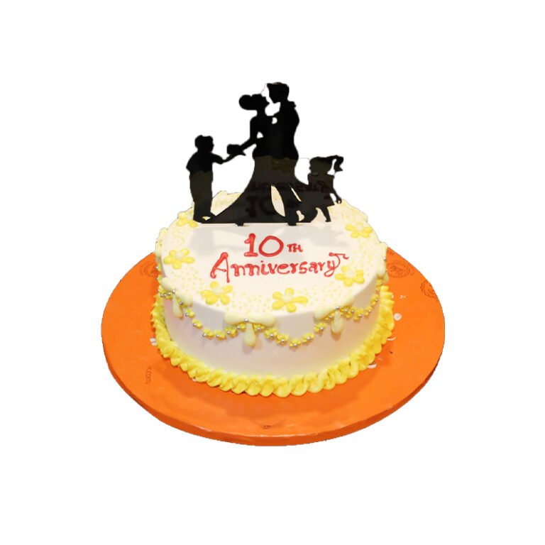 10th Anniversary Theme Cake