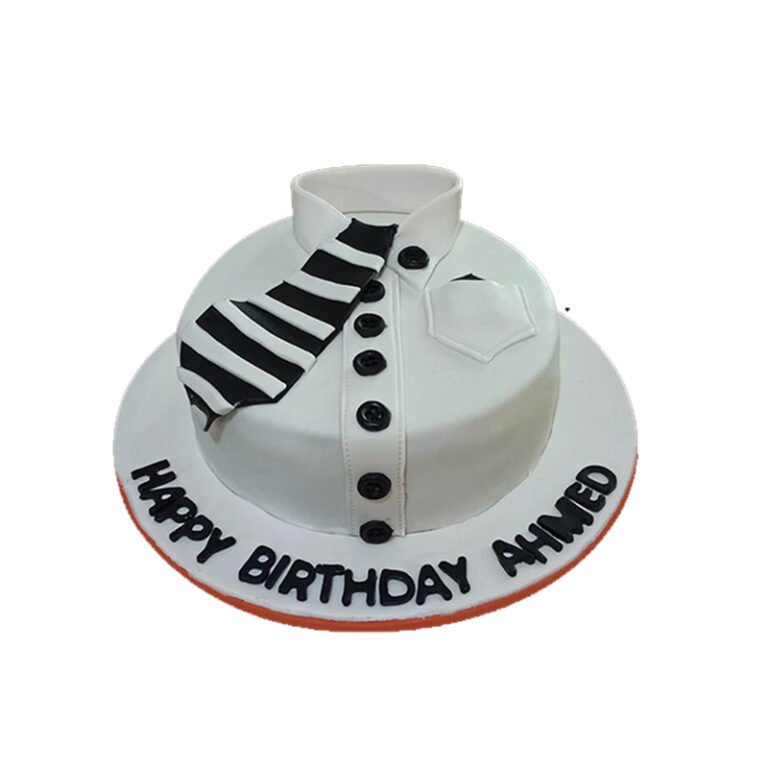 White Shirt Theme Cake